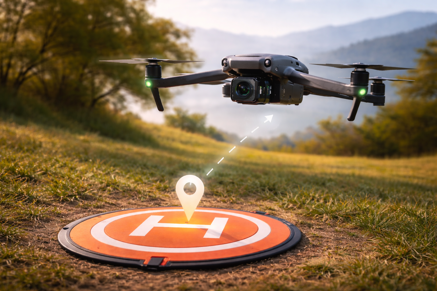 Return-to-Home (RTH) дронов DJI: как работает функция возврата и какие ...