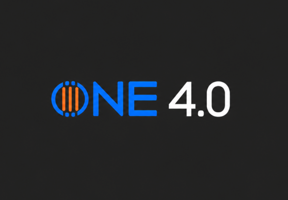 ONE 4.0 на однотонном графитовом фоне