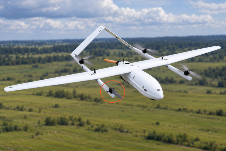 VTOL-дрон с остановленным винтом